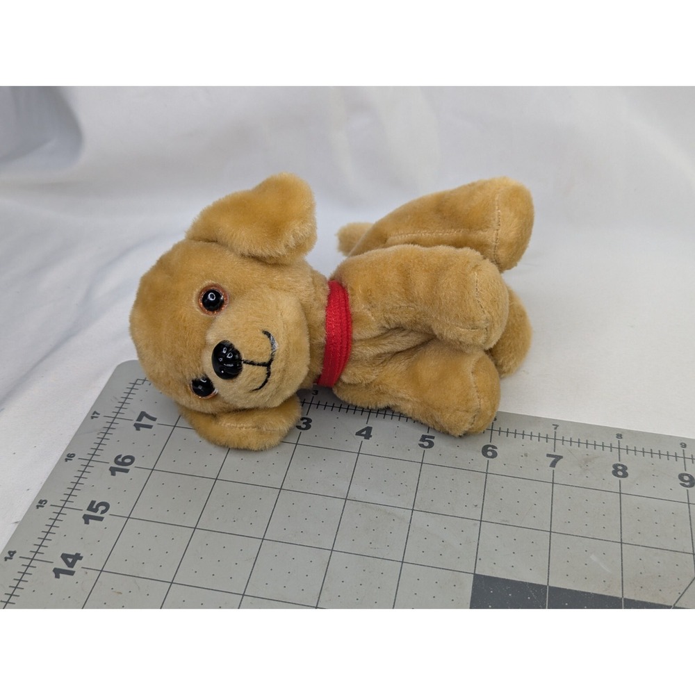 First Main Wuffles Dog Plush Puppy Brown 6 Inch 3603D Stuffed Animal Toy - Picture 9 of 9